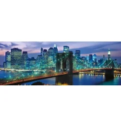 Online Clementoni Puzzle 1000 Piezas Puente Brooklyn Panorámico Nueva York
