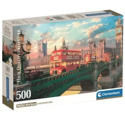 Puzzle 500 piezas Puente de Westminster - Clementoni