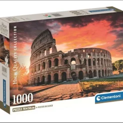 Outlet Clementoni Puzzle 1000 Piezas Puesta de Sol en el Coliseo Romano -