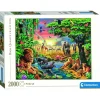 New Clementoni Puzzle 2000 Piezas Reunión de Animales en Selva Africana