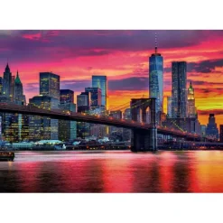 Hot Clementoni Puzzle 1500 piezas Rio del Este al Anochecer Manhattan
