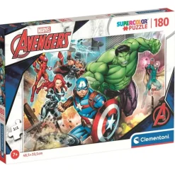 Puzzle 180 piezas The Avengers de Marvel La Lucha +7A