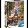 Puzzle 500 piezas Torre Eiffel y Puente Piedra Paris - Clementoni