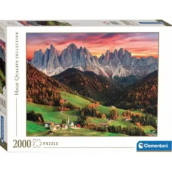 Clementoni Puzzle 2000 Piezas Valle de Funes Italia