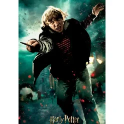 Puzzle Prime Lenticular Harry Potter Ron Weasley Batalla 300piezas 46x31cm