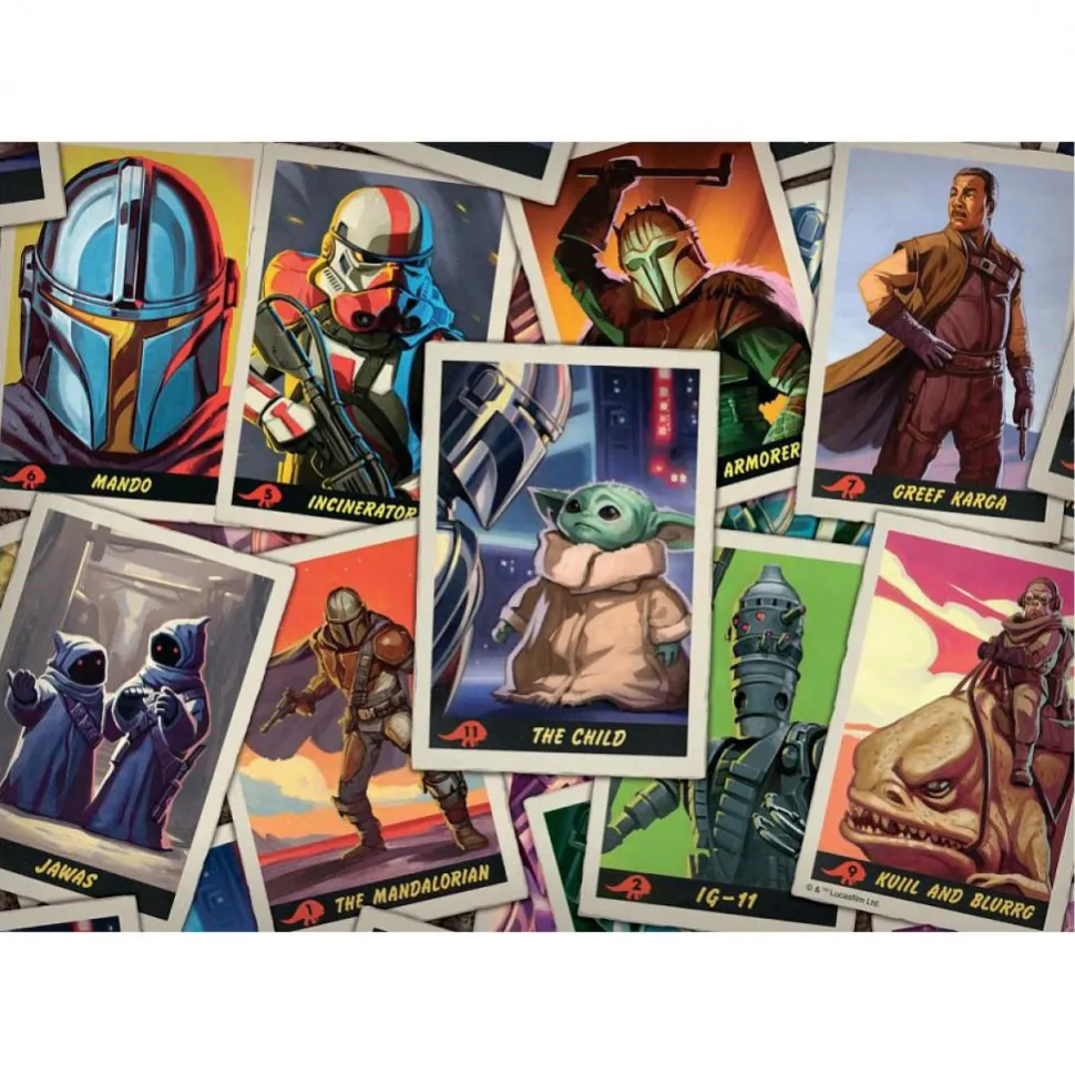 Puzzle Ravensburger Colección Star Wars El Mandaloriano de 500 Piezas, de 36 x 49 para toda la familia con Grogu