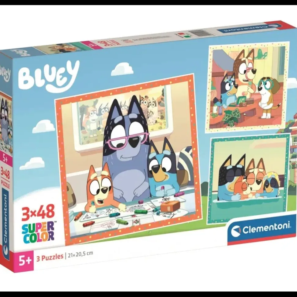 Puzzles 48 piezas de La Serie Bluey +5A