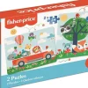 Puzzles progresivos de animalitos fisher-price 2 x 24