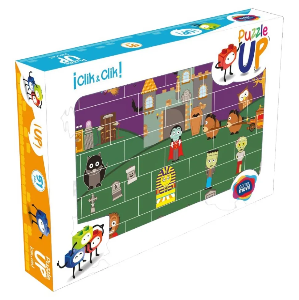 Puzzle vertical Halloween - Caja de 48 piezas