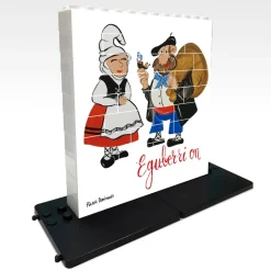 Puzzle vertical Olentzero y Mari Domingi – Caja de 32 piezas