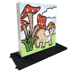Outlet Game Movil Puzzle vertical Unicornio Setas - Caja de 32 piezas