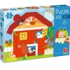 Sale Diset Puzzle XXL Granja Sorpresa de Madera +2A - Goula