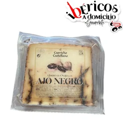 Queso de Oveja con Ajo Negro. Delicia Artesanal -Cuña 200g