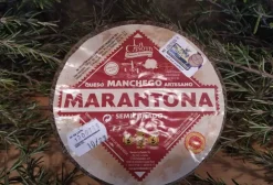 Online Ibéricos a Domicilio Gourmet Queso Marantona La Casota Semicurado, ​Queso Artesano Manchego de La Solana – CIUDAD REAL D.O. La Mancha - Pieza 1 k