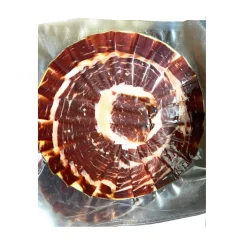Ración. Plato de Jamón de Bellota 100 % Ibérico Cortado a Cuchillo