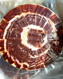 Ración. Plato de Jamón de Bellota 100 % Ibérico Cortado a Cuchillo