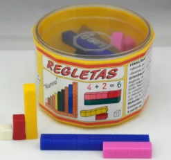 Regletas de plástico numeradas (52 piezas)