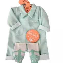 Ropa Muñeco Nenuco Mono Verde con patucos 42 cm. - Famosa
