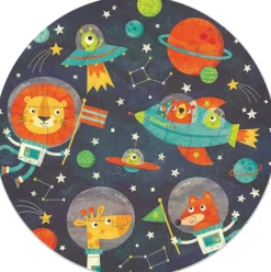 Hot Educa-Borras Round Puzzle - El Espacio (28 piezas)