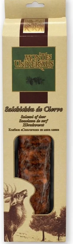 Online Montes Universales Salchichón Cular de Ciervo envasado al vacío - 300g