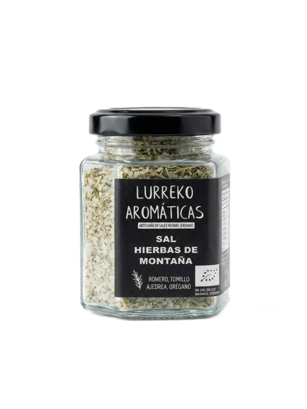 Lurreko Sal Hierbas de Montaña Con romero, orégano, ajedrea y tomillo ecológicos 115g