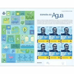 Sale Sello Agua. Gestión por cuencas: la fuerza de una idea.| Serie España ES| Pliego Premium