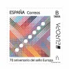 Sello 70 aniversario del sello Europa | Serie Efemérides | Tarifa B | Pack de 5