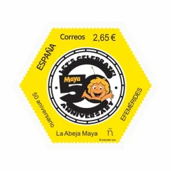 Sello 50 aniversario La Abeja Maya | Serie Efemérides