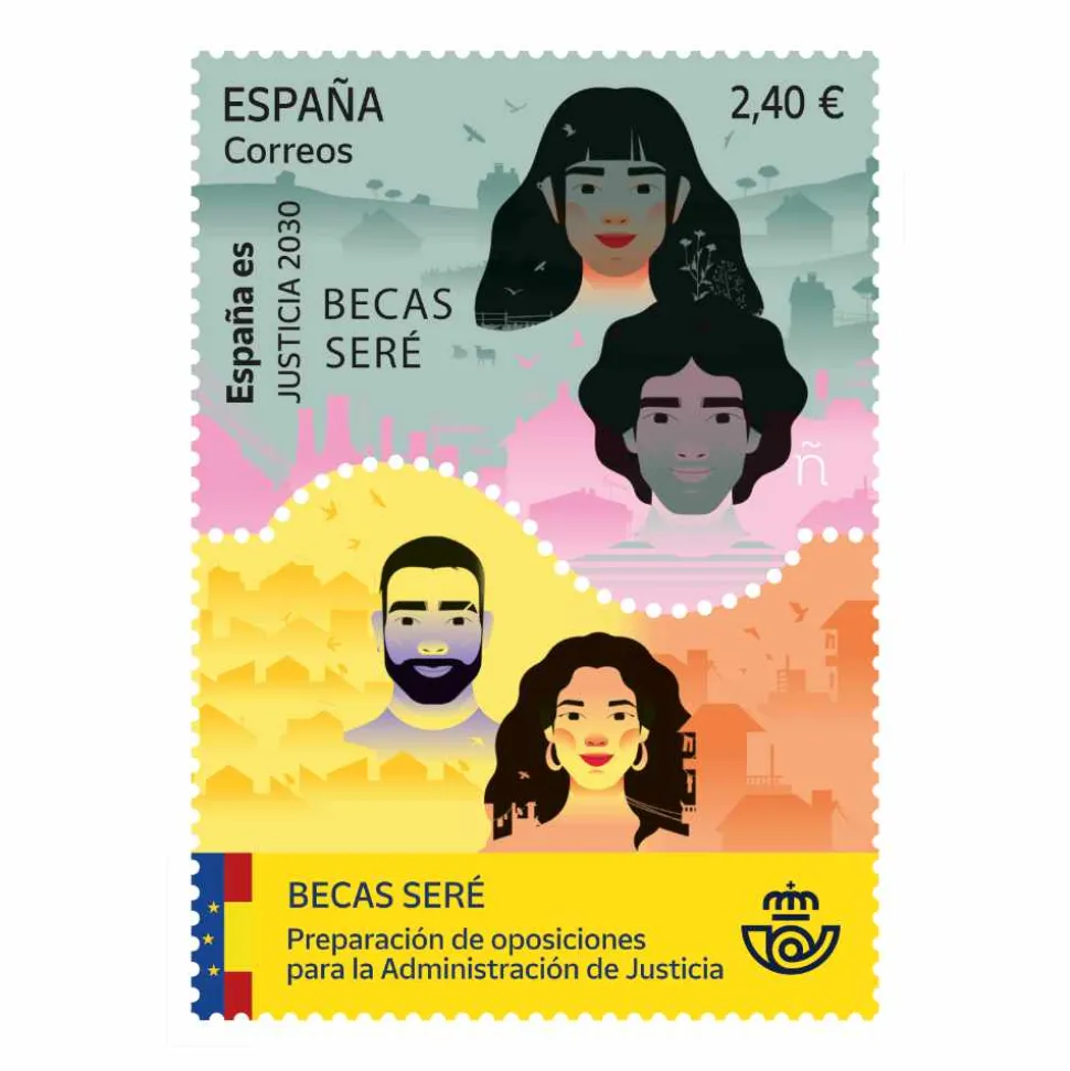 Sello Becas SERE Ministerio de Justicia | Serie España Es