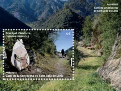 Best Sello Camí de la senyoreta de Sant Julià de Lòria | Sellos de Andorra | Hoja Bloque