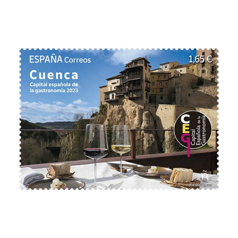 Sello Capital española de la Gastronomía 2023. Cuenca I Pack de 4