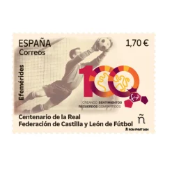 Sello Centenario de la Real Federación de Castilla y León de Fútbol