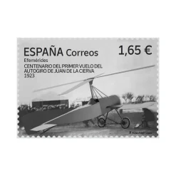 New Sello Centenario Primer vuelo del autogiro de Juan de la Cierva 1923 | Pack de 5