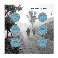 Discount Sello Ciclismo | Serie Deportes | Minipliego de 6 sellos