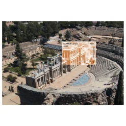 Sale Sello Conjunto Arqueológico de Mérida | Hoja Bloque | Serie Patrimonio