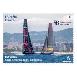 Sale Sello Copa América de vela 2024 | Serie Deportes