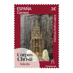 Sello Corpus Christi Toledo | Serie Fiestas Populares | Pack de 5