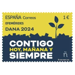 Sale Sello Dana 2024. Contigo hoy, mañana y siempre | Efemérides | Pack de 5