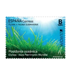 Sello Europa. Flora y fauna submarina. Posidonia oceánica | Serie Europa | Tarifa B | Pack de 5
