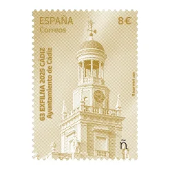 Discount Sello EXFILNA 2025 | Cádiz. Ayuntamiento de Cádiz | Hoja Bloque