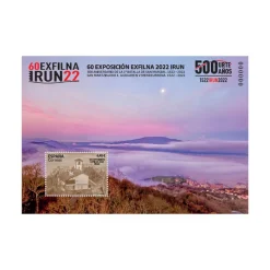 Sello EXFILNA Irún 2022 | Hoja bloque