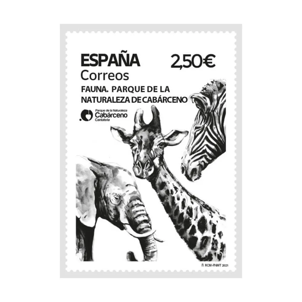 Sello Fauna. Parque de Naturaleza de Cabárceno