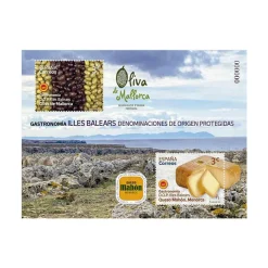 Sello Gastronomía Islas Baleares | Hoja Bloque