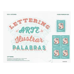 Sello Lettering | Serie Ocio y aficiones | Pliego Premium