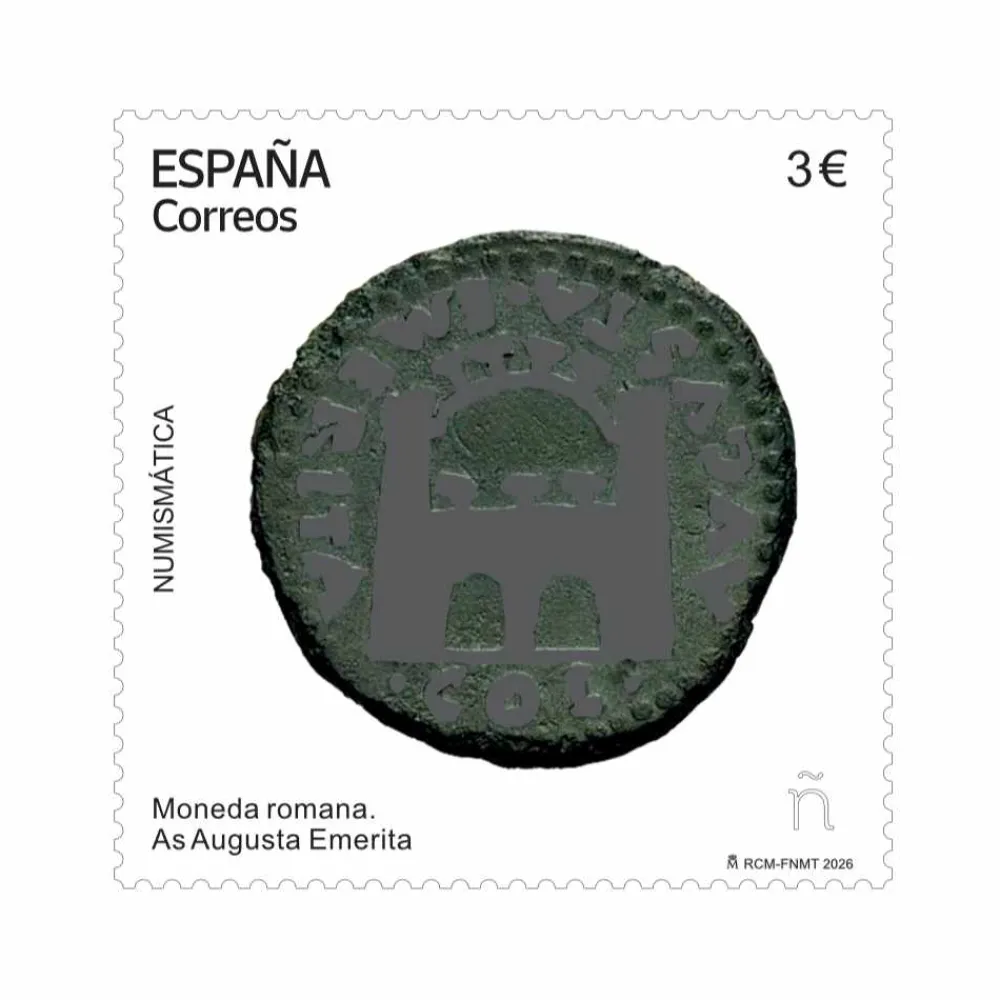 Online Sello Moneda romana as Augusta Emerita | Serie arqueología | Numismática