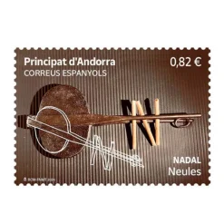 Sello Neules | Serie Nadal | Sellos de Andorra | Pack de 5