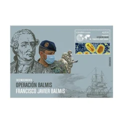 Sello Operación Balmis y Berenguer | Hoja Bloque