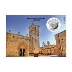 Hot Sello Patrimonio Mundial Cáceres I Hoja bloque