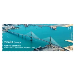 Sello Puente de la Constitución de 1812. Cádiz | Serie Puentes de España