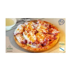 Sello Pulpo a Feira. Galicia | España en 19 Platos 2021 | Hoja Bloque